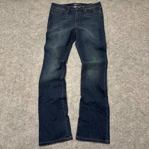 New York & Company Soho Jeans Bootcut Womens 12 Tall Blue Denim Stretch Casual